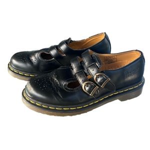Dr. Martens 8065 Smooth Leather Mary Jane, Black, Women’s 8